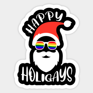 Happy Holigays Sticker